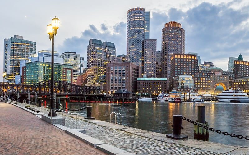 Boston Seaport waterfront
