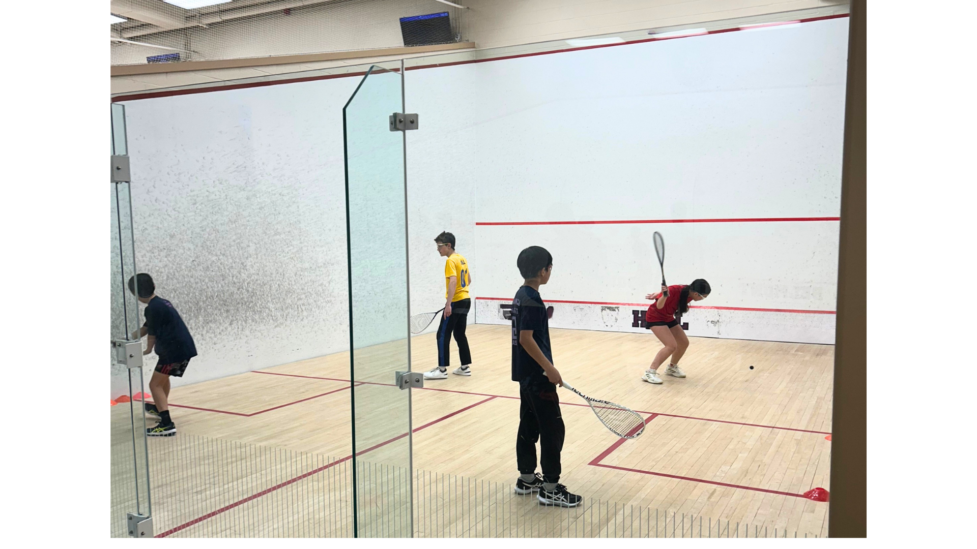 Boston Squash junior clinic