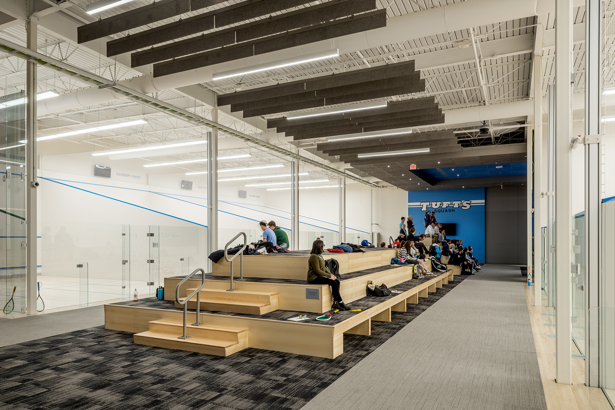 Tufts University squash courts